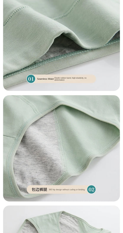 Panties for Menstruation Cotton Menstrual Panties High Waist Period Underwear Culotte Menstruelle Leak Proof Bragas Menstruales.