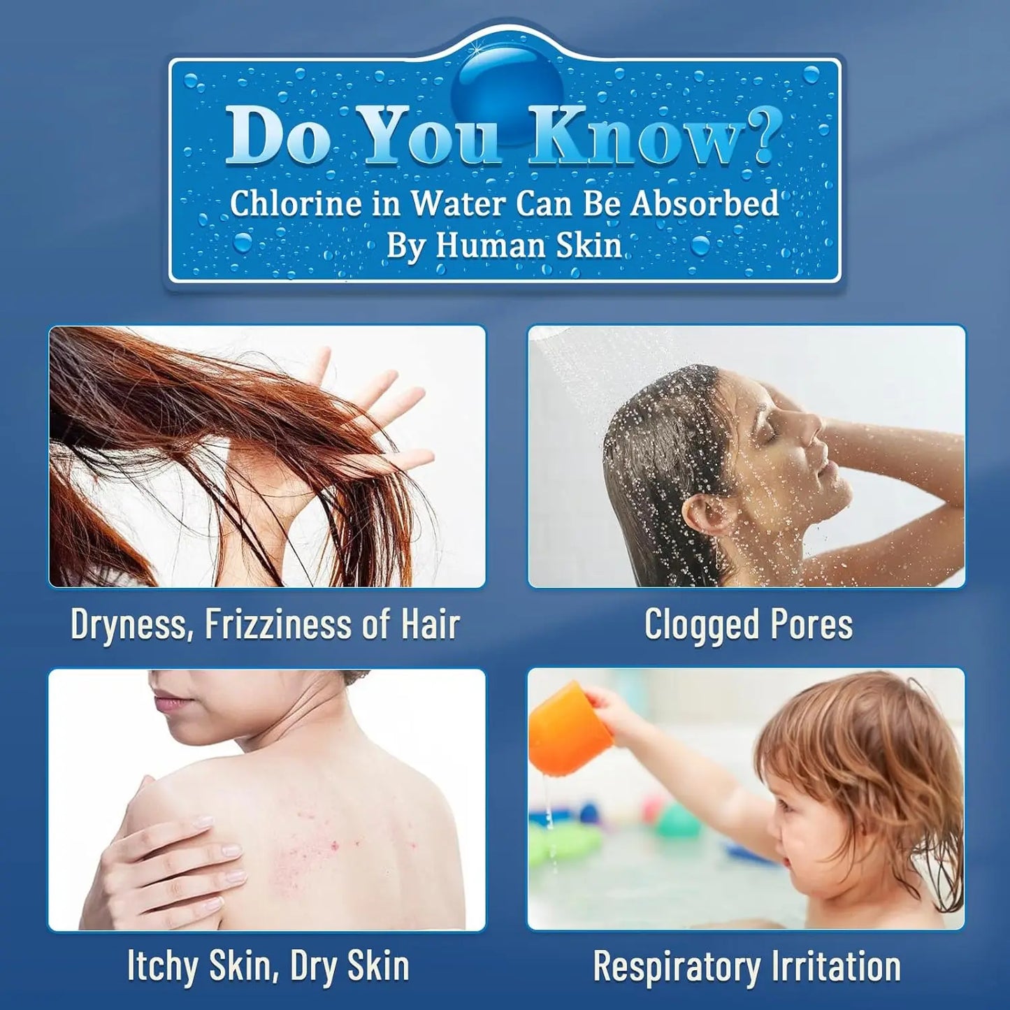 Briskspring Shower Water Filter Purifier To Remove Chlorine Heavy Metals With Time Reminder Shower Head  filter for hard water.