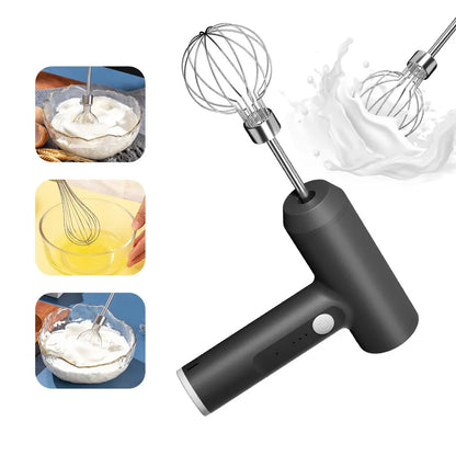 1 PCS Wireless Electric Food Mixer Portable 3 Speeds Egg Beater Baking Dough Cake Cream Mixer Kitchen Tools.
