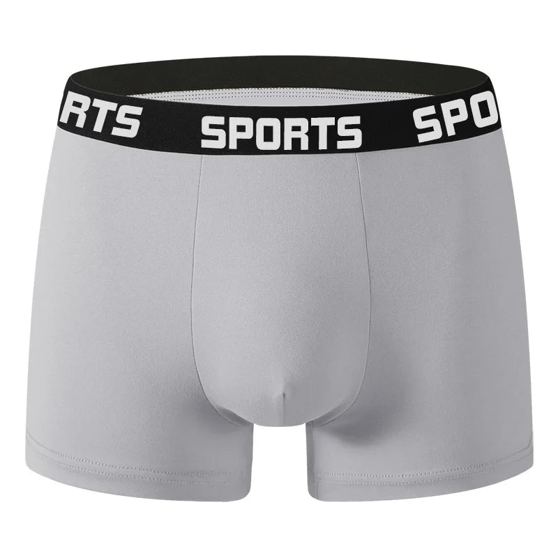 10 Teile/paket Männer SPORT Boxer Shorts Unterwäsche Komfort Trend Höschen Mann Einfache Atmungsaktive Unterhose Sexy Männliche Intime Höschen