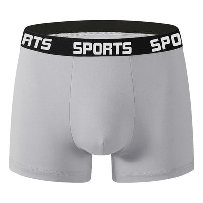 10 Teile/paket Männer SPORT Boxer Shorts Unterwäsche Komfort Trend Höschen Mann Einfache Atmungsaktive Unterhose Sexy Männliche Intime Höschen