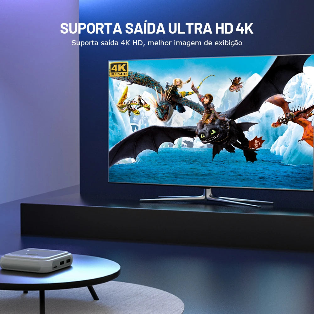 KINHANK Super Console X Pro Retro Game Console Support 50 Emulators 60000 Video Games for DC/MAME/Naomi with Gamepads Kid Gift.