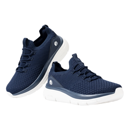 FitVille Herrenschuhe zum Hineinschlüpfen, leichte, breite Breite für Plattfüße, Plantarfasziitis, Fersenschmerzlinderung