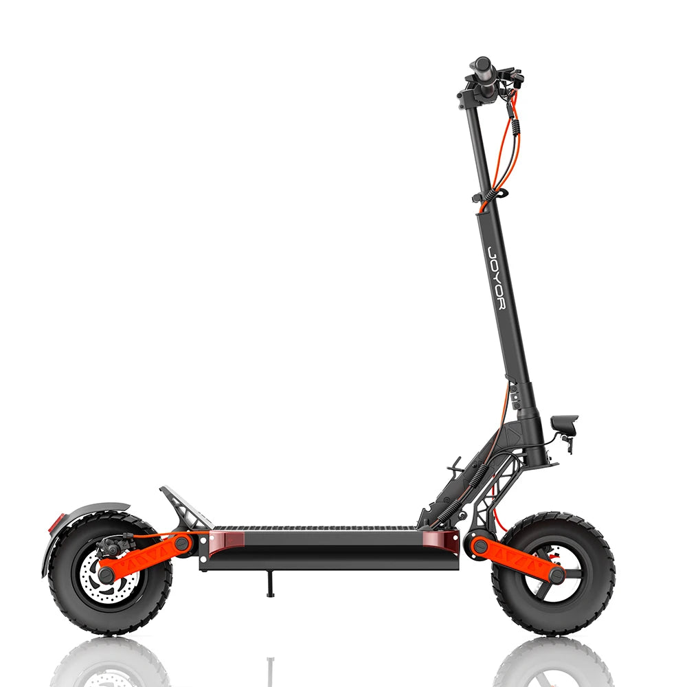 JOYOR S5-Z Electric Scooter Adults 600W Motor 48V13AH Battery City EScooter 10 Inch Off-Road Pneumatic Tires Foldable E-Scooter.