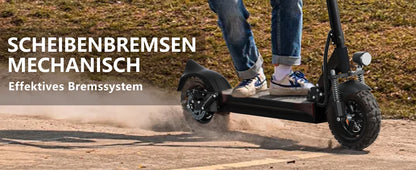 JOYOR Y8-S Electric Scooter 500W EScooter 48V 26 Ah Speed 20km/h Range 55-75km 10” Inflatable Tires Electric Scooters with ABE.