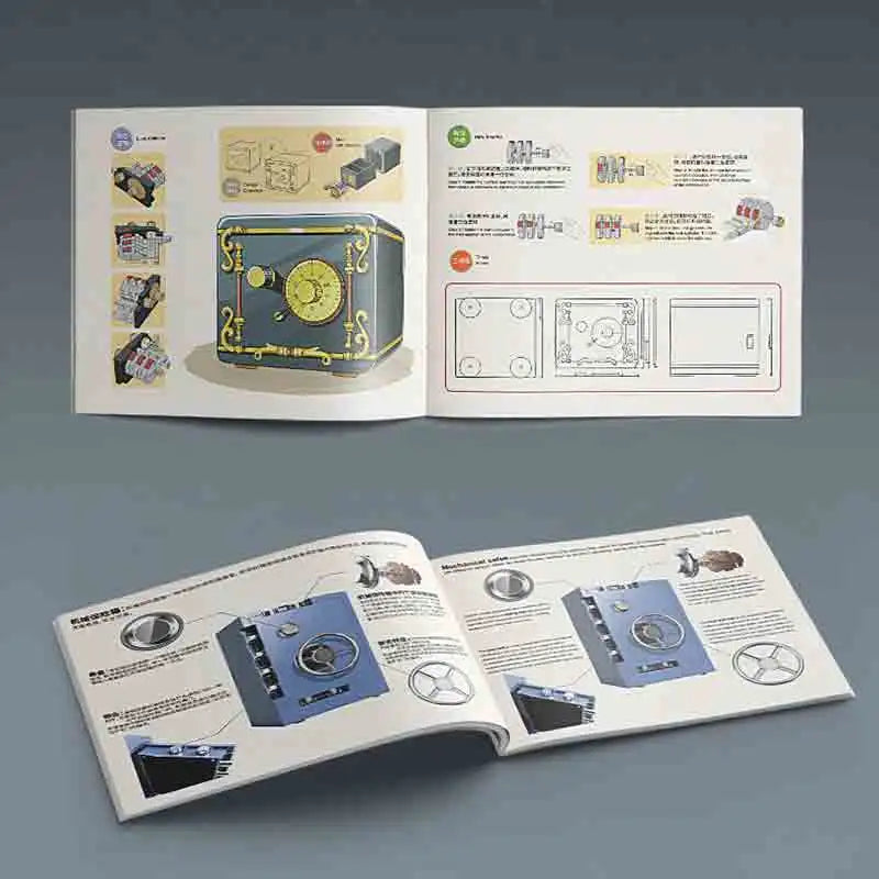 Cada 422PCS City Retro Combination Safe Building Blocks The Secret of Safe Experiment Education Bricks Toys Boys Gifts.