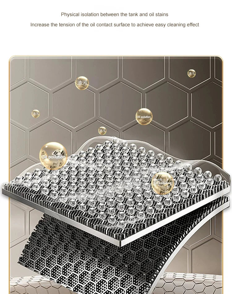 Large Single Slot Embossed Stainless Steel Waterfall Kitchen Sink  Household Wash basin Dishwashing  Sink For Kitchen