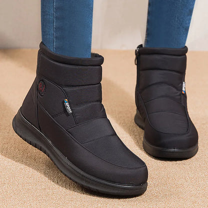 Women's Boots Waterproof Fur Boots For Snow Winter Shoes Woman Casual Rubber Botas Mujer Fashion Winter Boots Women Booties