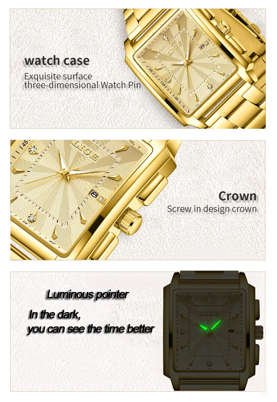 LIGE Fashion Waterproof Watch For Women Top Brand Luxury Women Watch Casual Sport Date Women's Quartz Wristwatches Montre Femme.