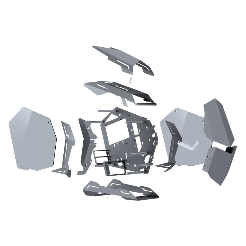 Jonsbo MOD3 MINI E-sports Case MATX/ITX Computer Game Chassis 5V ARGB Lamp Effect ATX PSII Power Support Special-shaped Chassis.