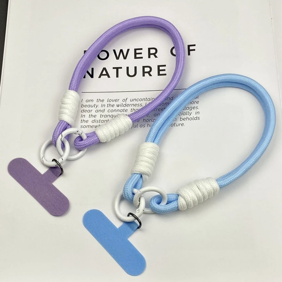 Kawaii Cloud Star Lanyard Short Wrist Strap Cute Phone Accessory for Mobile Camera.