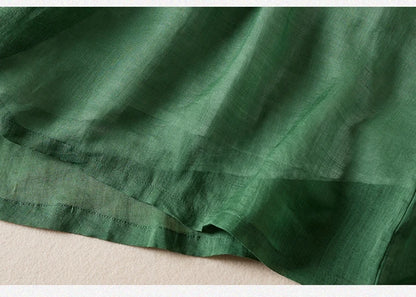 Vintage bedruckte Frauen kleider neue französische lose V-Ausschnitt Kleidung Kurzarm Sommer A-Linie Stickerei Empire Kleid