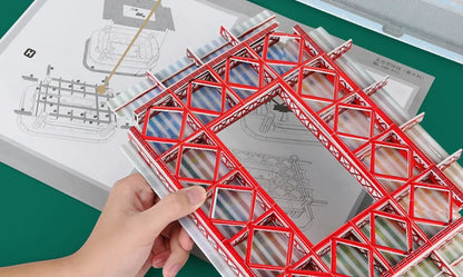 3D Football Stadium Puzzle Paper Model Architecture Kit Adult Kids Craft Building Toy Home Decor Gift Jigsaw Collectible Play.