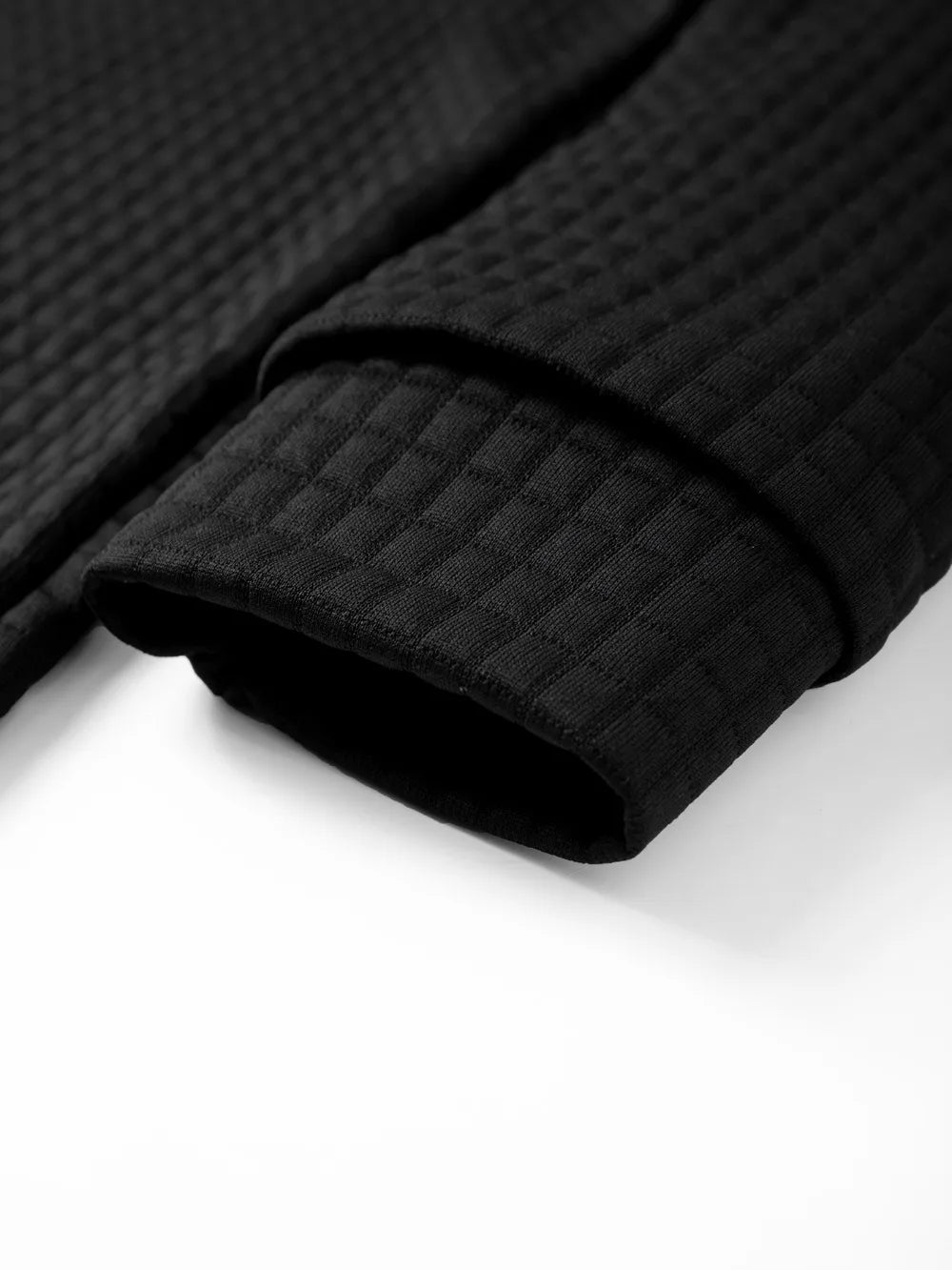 Autumn Knitted Jacquard Grid Polo Pullover Men Solid Color Casual Long Sleeved Sweatshirts Male Daily Warm Turtleneck Streetwear.