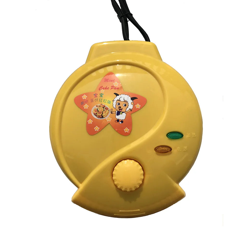 Mini Electric Walnut Cake Maker Automatic Nut Waffle Bread Machine Sandwich Iron Toaster Baking Breakfast Pan Oven 220V EU plug.