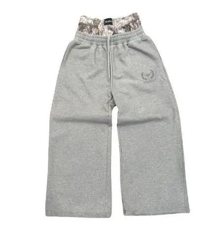 2025, Stickerei-Design, Sporthose für Männer und Frauen, Y2K, Retro, lockere Freizeithose, personalisiertes Bein, Reißverschluss-Design, gerade Hose.