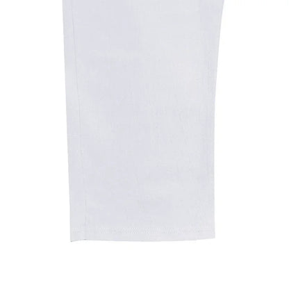 2024 drawstring men's simple fashion solid color casual cotton and linen straight trousers.