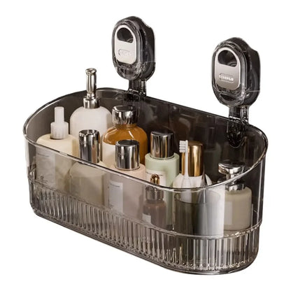 Badezimmer-Saugnapf-Aufbewahrungsbox ohne Bohren mit starker Tragfähigkeit für einfache Installation in Küche und Badezimmerräumen