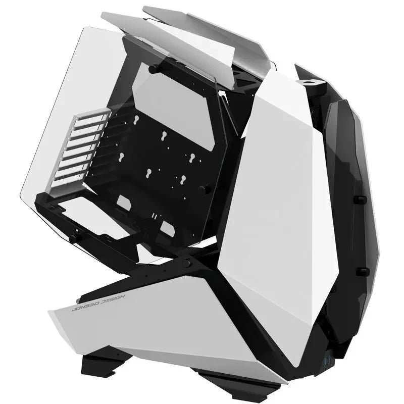 JONSBO MOD-5 Game E-sports Case All Aluminum Special-shaped Glass Chassis Support ATX Motherboard 360 Water-cooled 5V ARGB