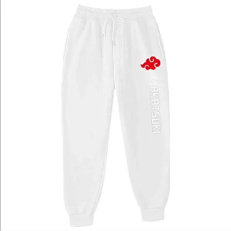 Fashion Print Men's Women's Jogging Hip Hop Pants Street Clothing Hot Selling Anime Pants Akatsuki Fleece Trousers S-3XL