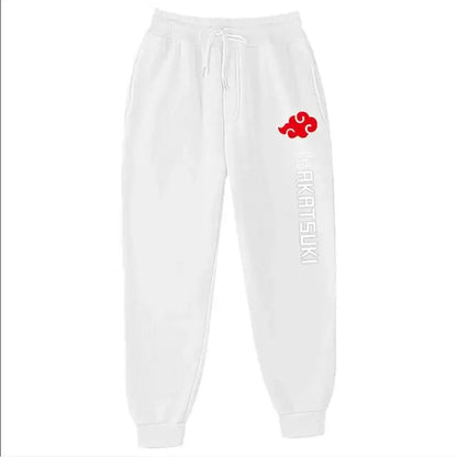 Fashion Print Men's Women's Jogging Hip Hop Pants Street Clothing Hot Selling Anime Pants Akatsuki Fleece Trousers S-3XL