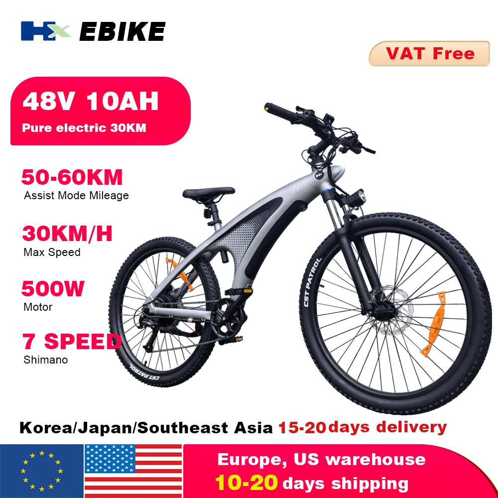HX Q5 E bike 2000W Adults Electric Bike 2000W 48V 20AH 27.5 Inch  Electric Bicycle City E Bikes Mountain e bikes
