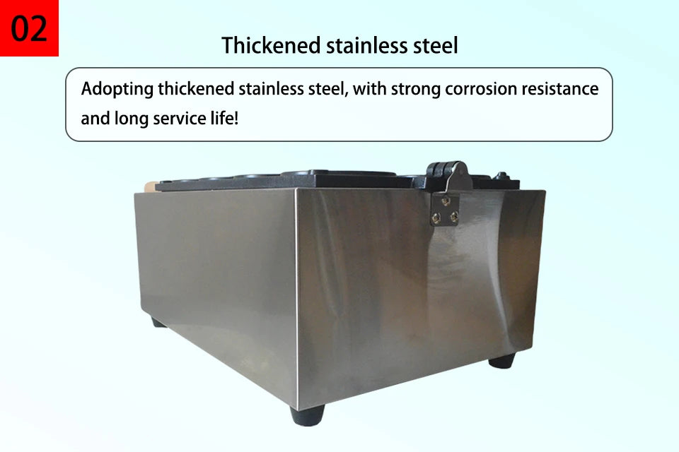 XEOLEO Commerical 4PCS Korean Coin Waffle Maker 3000W Non-stick Coating Gold Coin Bread Waffle Making Maker Electric/Gas.