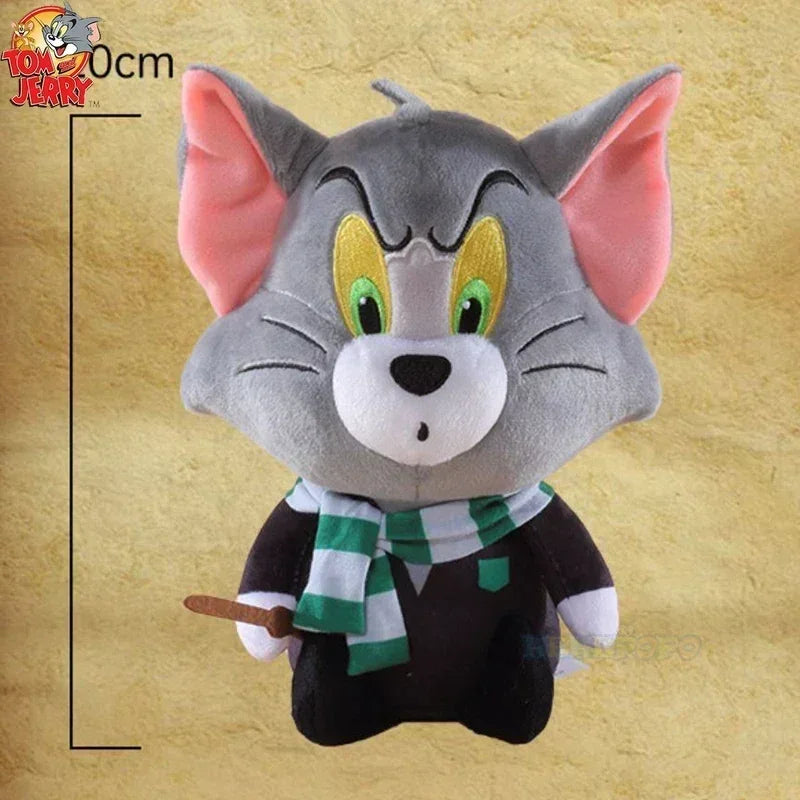 Exclusive Warner 100th Anniversary Tom and Jerry Plush Doll in Harry Potter Costume, Cute Small Keychain Stuffed Animal Gift.
