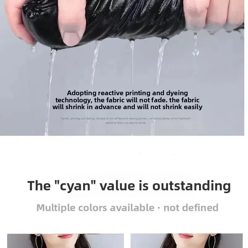 Loose Fit Women's Short Sleeve Polo Neck T-Shirt Summer Slimming Fashionable Top Quality Pure Color Cross-Border Independent.