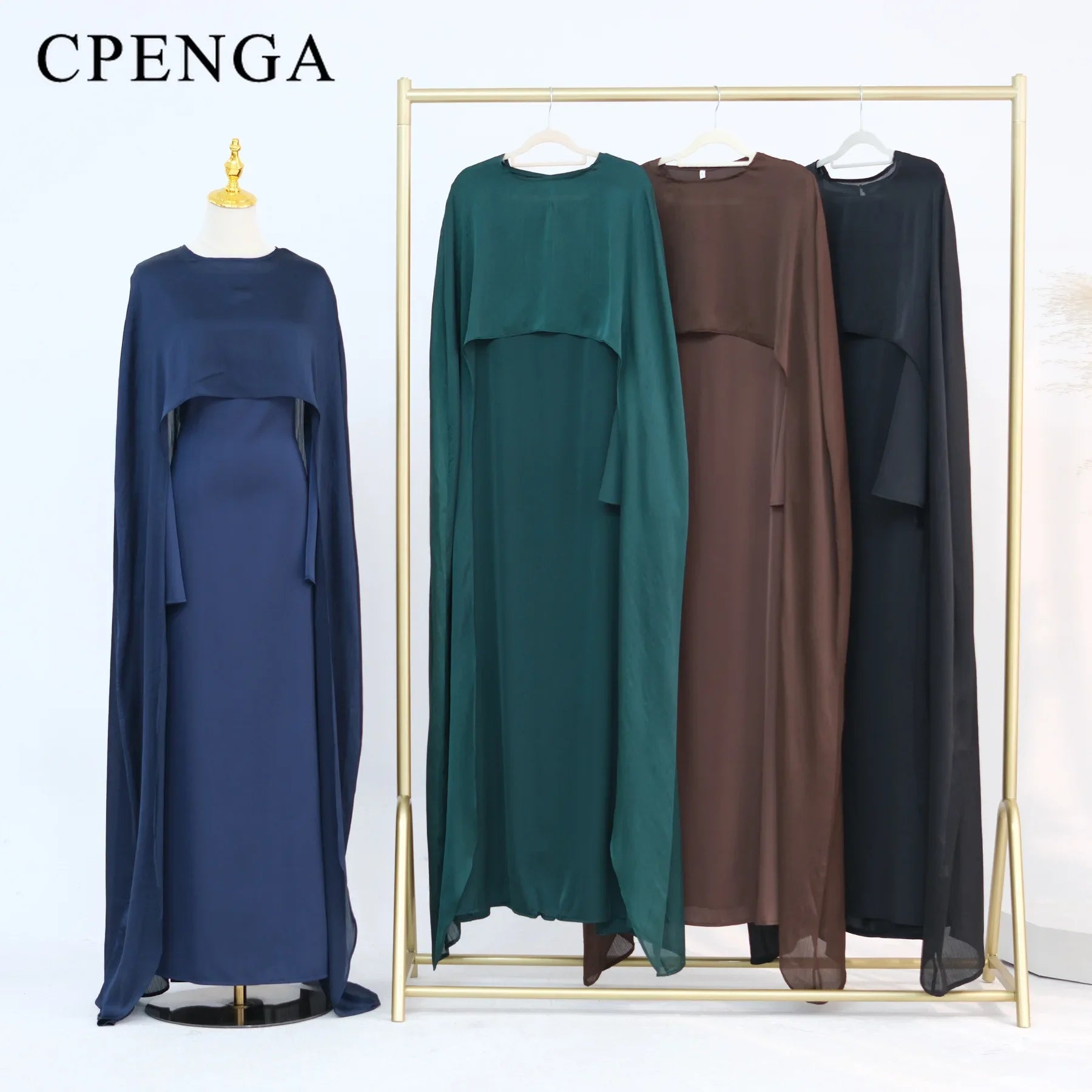 Ramadan 2 Piece Muslim Women Set Dubai Modest Abaya Islam Abayas Femme Elegant Arabic Clothing Fashion Turkey Solid Outfit 2025.