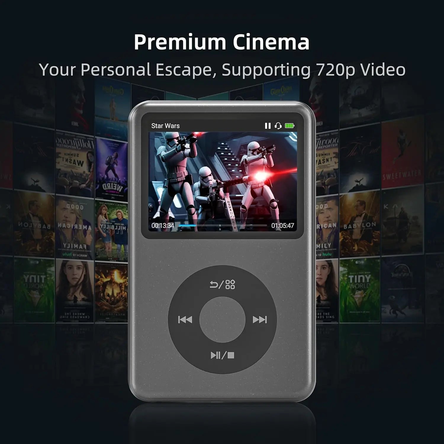 128GB ipod classic reproductor mp3 music player Bluetooth speakers, support fm radio, video, hifi ipod touch walkman.