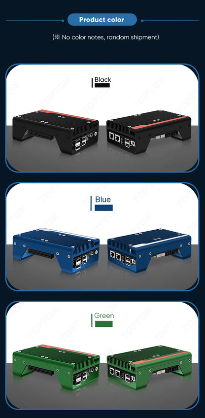 2024 Magic Multi-function Drawing /3D Printing/DIY/Soft Router Mini Pc 12th Gen Intel i3 N305 N100 Four Display 2*HDMI DP Type-C.