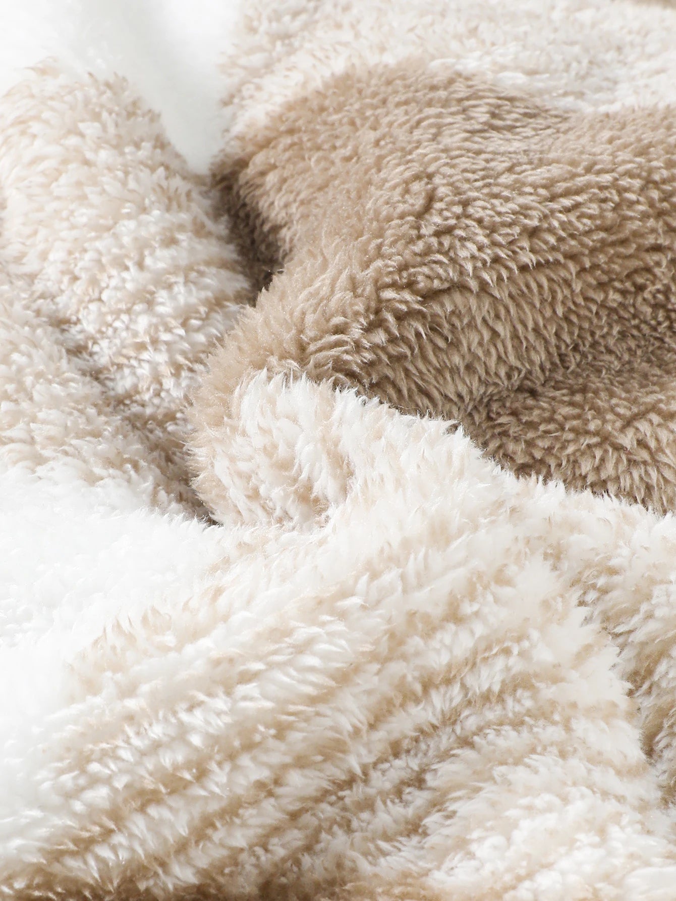 Baby-Strampler für Jungen und Mädchen, kariert, mit Kapuze, langärmelig, Plüsch-Overall, Winter, warmer Body, Kleidung für Kleinkinder im Alter von 3–24 Monaten.