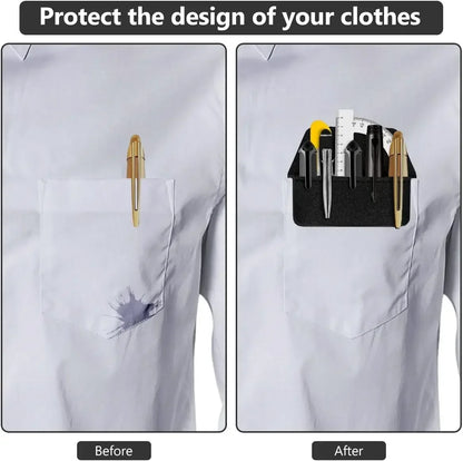 Leder Stift halter Stifte Taschen schutz Stift halter Organizer Beutel Stift hülle für Hemd Labor kittel Hose Zeiger Bleistift Notizen Karte.