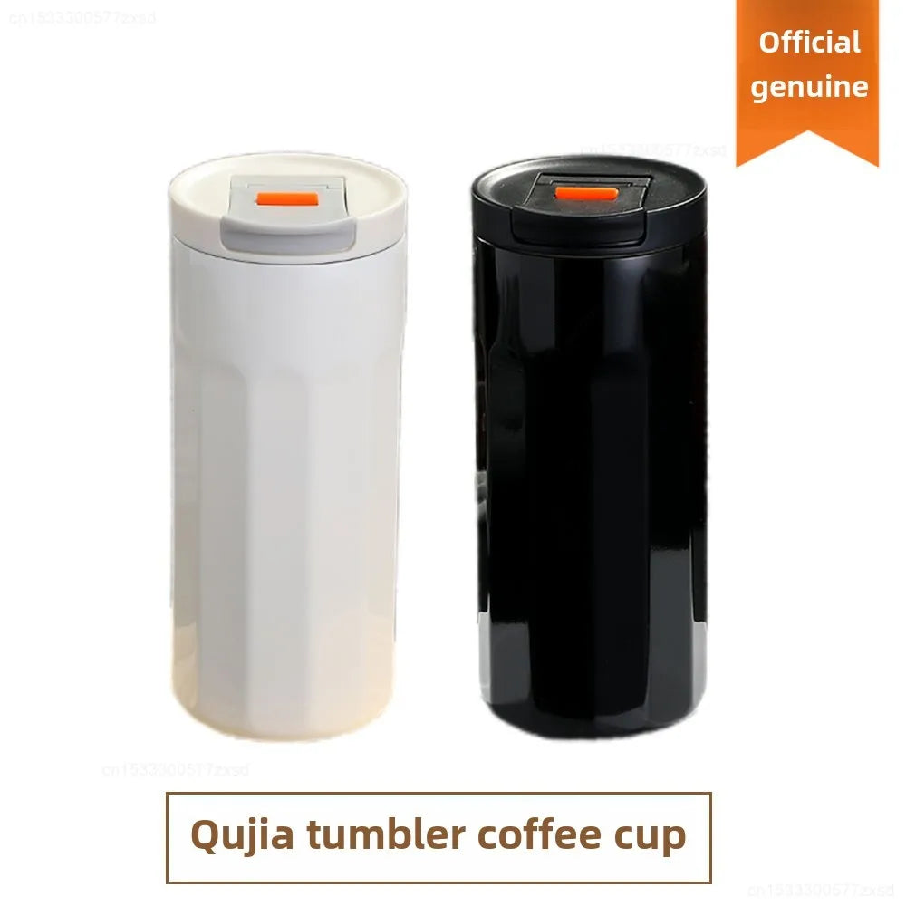 New Xiaomi Ceramic Coating Coffee Mug Stainless Steel Insulated Mug High-value Girls Cup Portable Walking Mug for Home School.