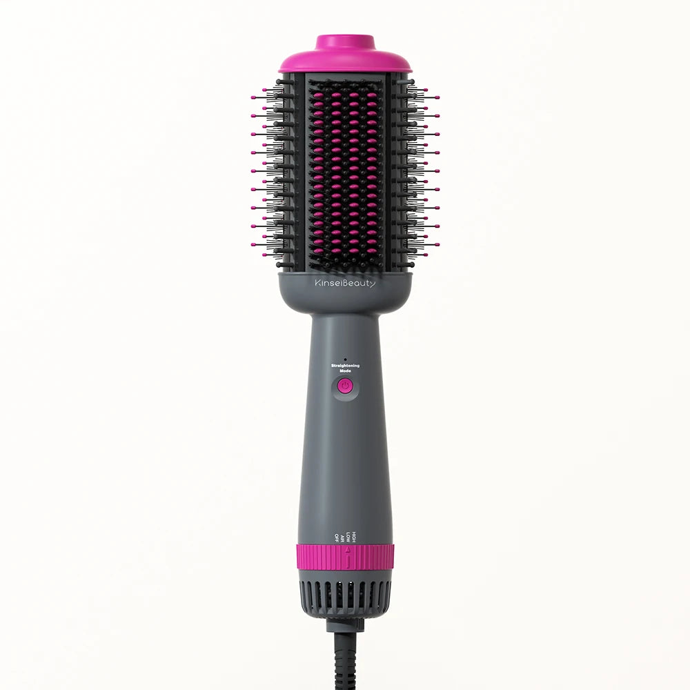 Kinseibeauty  Hair dryer Functional 5 In 1 professional hot air comb straight hair curling equipment salon.