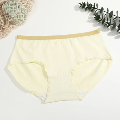 3Pcs/Set Women's Seamless Cotton Briefs Women Panties Solid Color Breathable Underwear Female Low Waist Soft Lingerie S-XXL