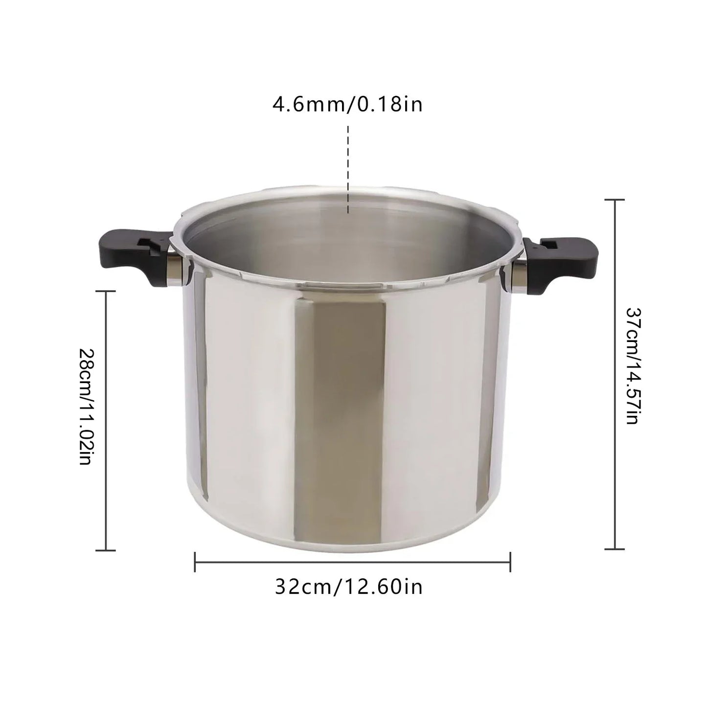 Thickened Explosion-proof Pressure Cooker 23 Quart Kitchen Pressure Canner Cookware 90kpa HOT.