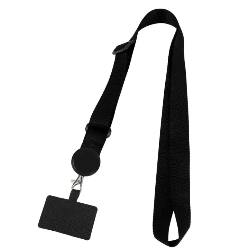 Long Crossbody Phone Lanyard Adjustable Neck Strap Wide Cloth Neckband Strap Rope Hanging Anti-Lost Phone Lanyard.