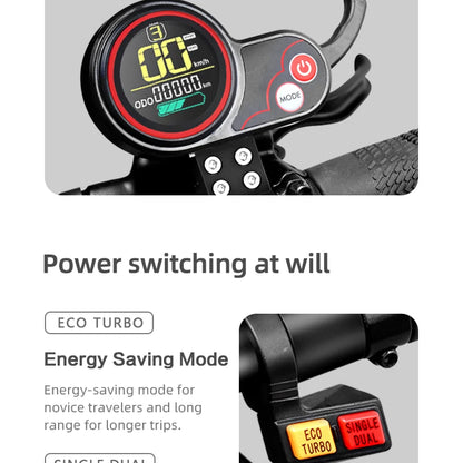 BOYUEDA S3 -11E-Scooter 6000 W Double Motor 60V 38Ah Off-road Scooters Electric 11 -Inch City Folding Electric Scooter