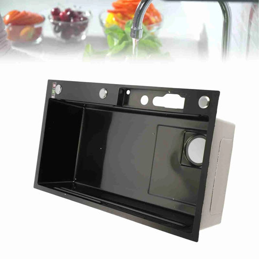 Digitalanzeige-Küchenspüle, professionelle gebürstete, verdickte Digitalanzeige, Doppelspüle aus Edelstahl für die Küche