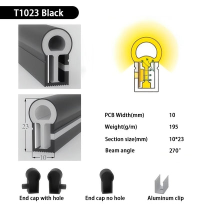 IP67 Waterproof Led Neon Silicone Flexible Light Tube Suitable for 5mm 8mm 10mm 12mm PCB WS2812B WS2811 5050 RGB Light Strip