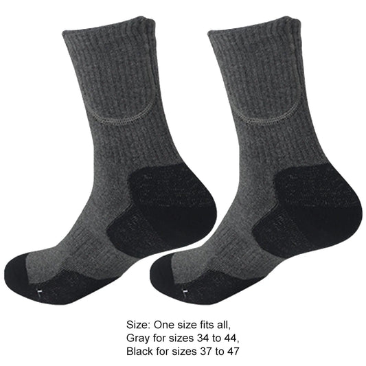 Unisex Thermal Insulated Socks Washable Electric Thermal Socks Elastic Thickened for Outdoor Sports Skiing.