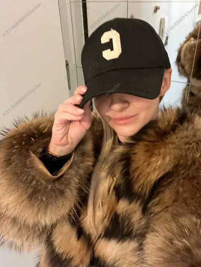 Damen Pelzmantel Damen Fuchspelzmantel Natürlicher Fuchsmantel Damen Werbeartikel Original echte europäische und amerikanische Modelle