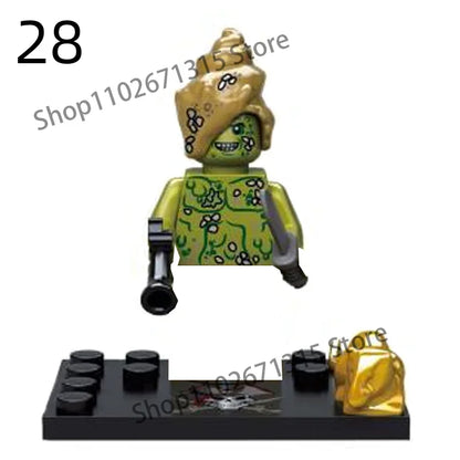 Movies Pirates Of The Caribbean Jack Sparrow Classic Movie Figures Head accessories Building Blocks Toys For Children
