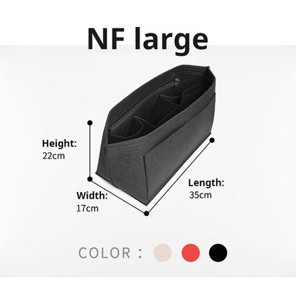 Purse Organizer Insert for Handbags, Felt Bag Organizer for Tote & Purse, Tote Bag Organizer Insert, for lv neverfull