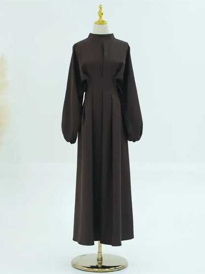 Ramadan Linen Abaya Dubai Turkey Islam Muslim Modest Dress Kaftan Prayer Clothes For Women Kebaya Robe Arabe Femme Musulmane