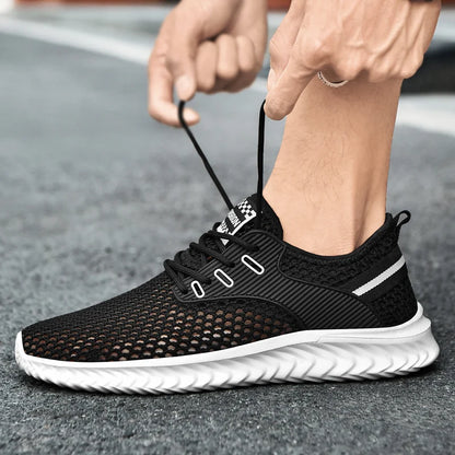 Sommer Herren Sneakers atmungsaktive und leichte Herren Casual Tennis Sneakers Hollow Mesh Herren Laufschuhe Tenis Masculino.