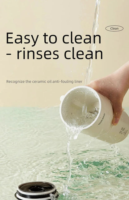 220V Mini Soy Milk Machine Electric Juicer Blender Mixer Wall Breaking Machine Soybean Milk Maker Breakfast Machine 350ml