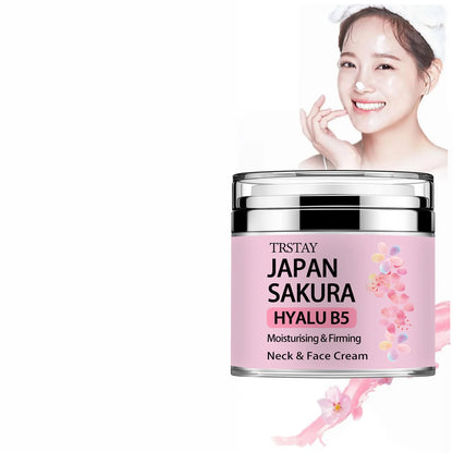Japan Sakura Essence Cream, Sakura Tone Up Cream with Hyaluronic Acid,.